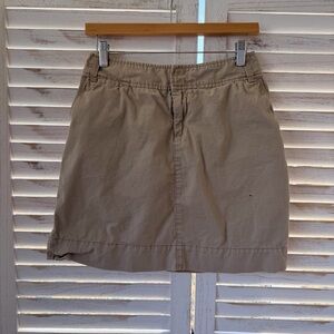 Merona | Khaki Twill Mini Skirt
